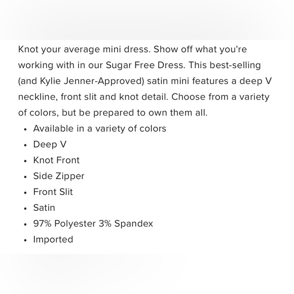 NWT🌺Fashion Nova•Sugar Free Mini Dress - Picture 4 of 9